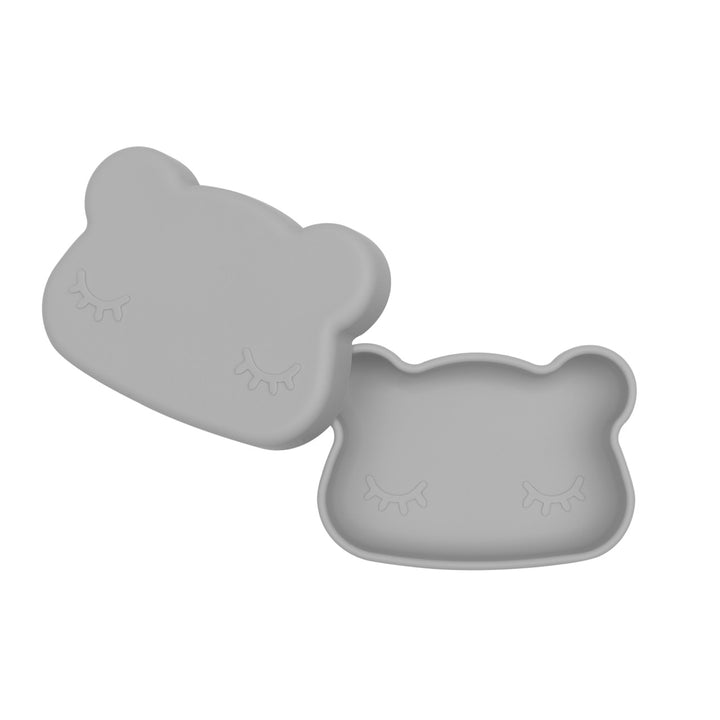 We Might Be Tiny Light Grey Bear Snack Container 