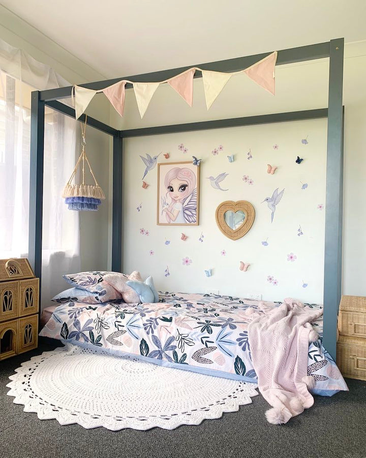 Isla Dream Prints Bleu Fairy Print in bedroom