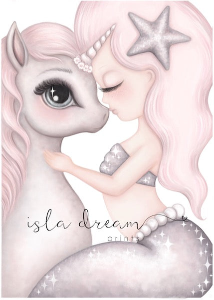 Isla Dream Prints Cotton & Coral Print - Pink