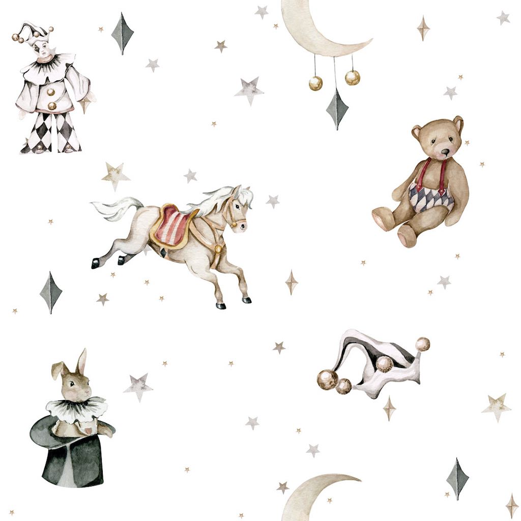 Dekornik French Characters In The Light Sky Wallpaper