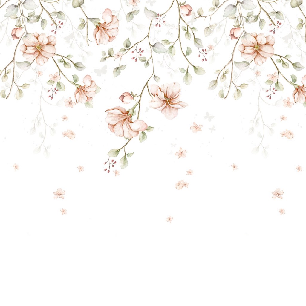 Dekornik Paradise Garden Pastel Twigs Wallpaper