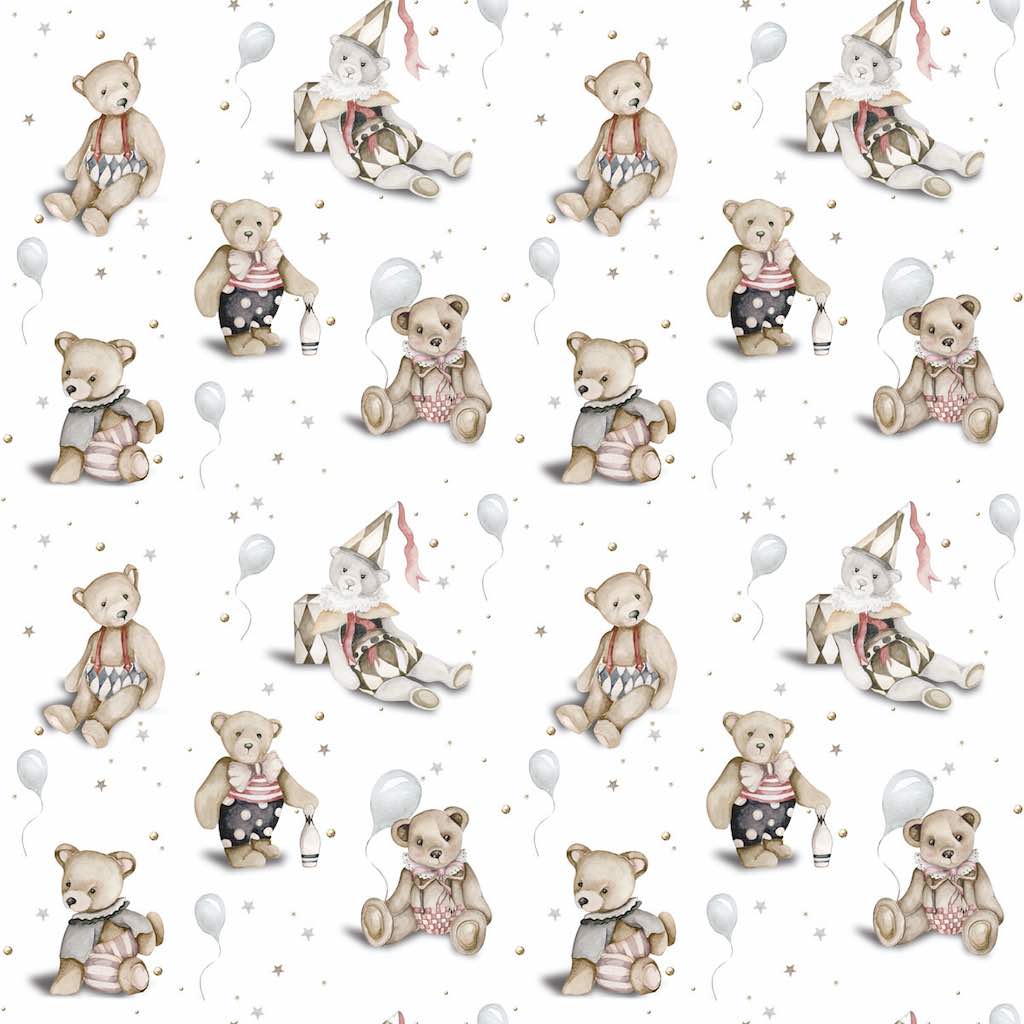 Dekornik Teddy Bears Wallpaper Sample - Small