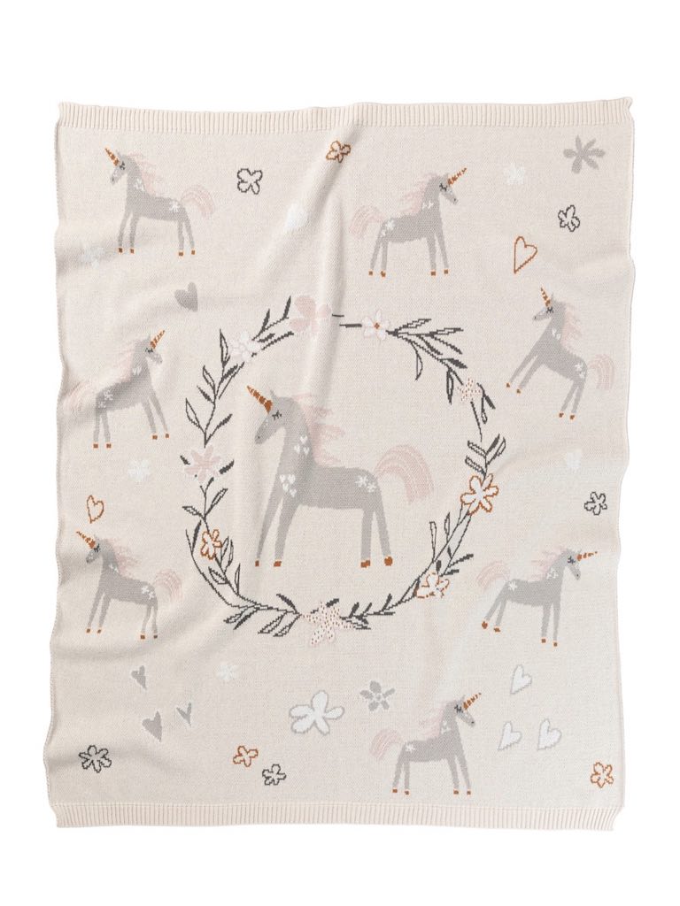 Indus Design Unicorn Baby Blanket
