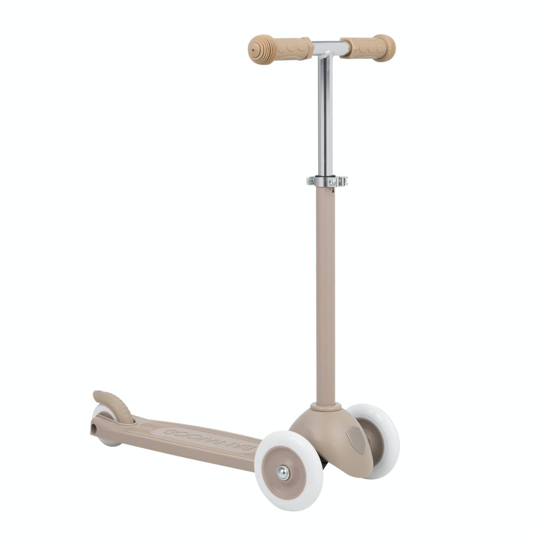 Beige scooter on a white background