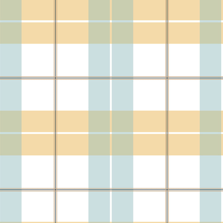 Plaid pattern with pastel colors on a white background