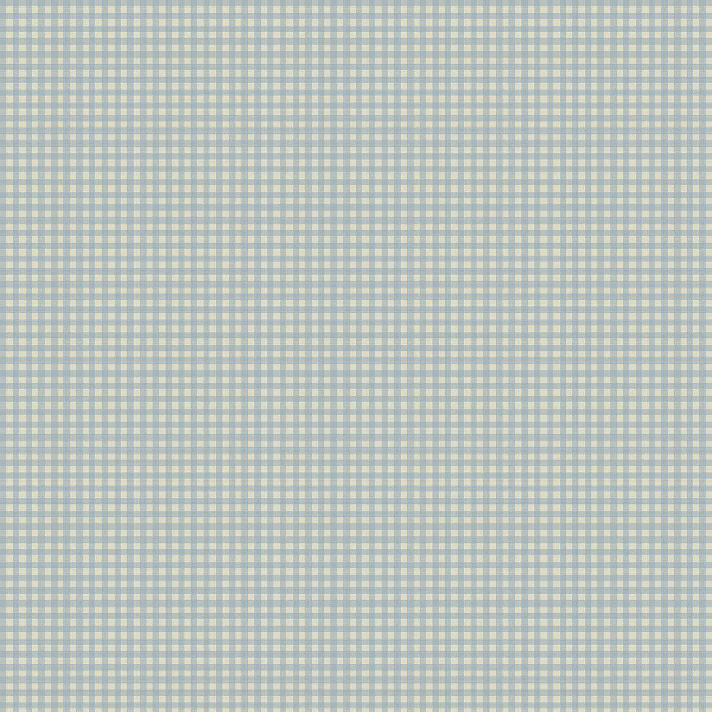Small checkered pattern with light blue and muted green wallpaper design