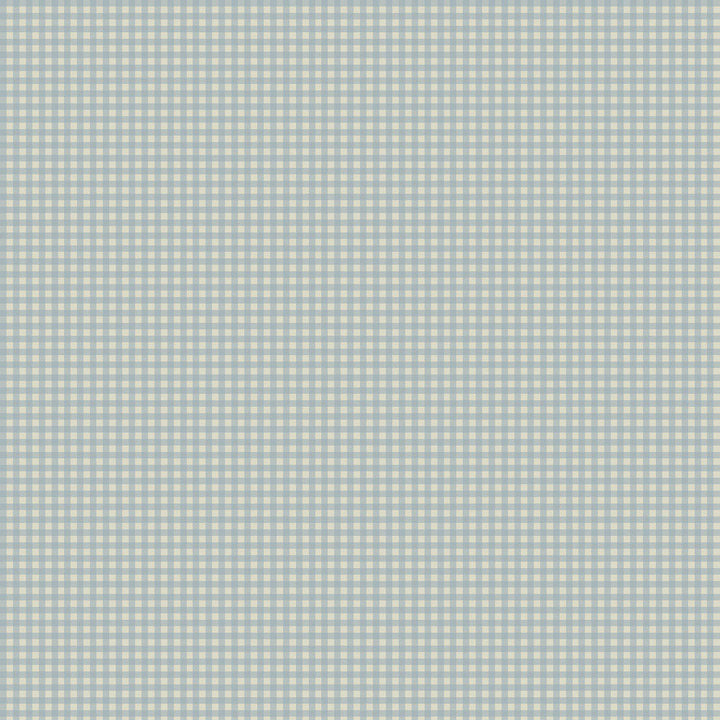 Small checkered pattern with light blue and muted green wallpaper design