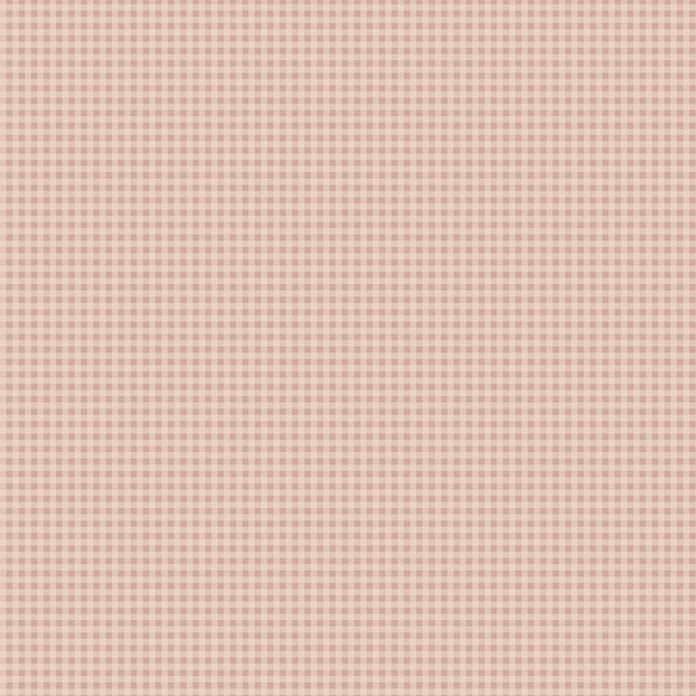 Small checkered wallpaper pattern with cream and pink squares