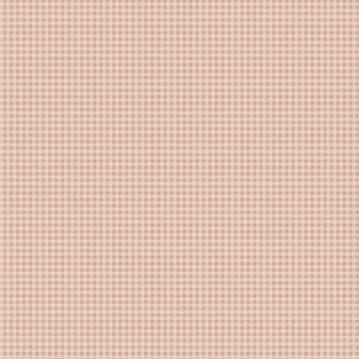 Small checkered wallpaper pattern with cream and pink squares