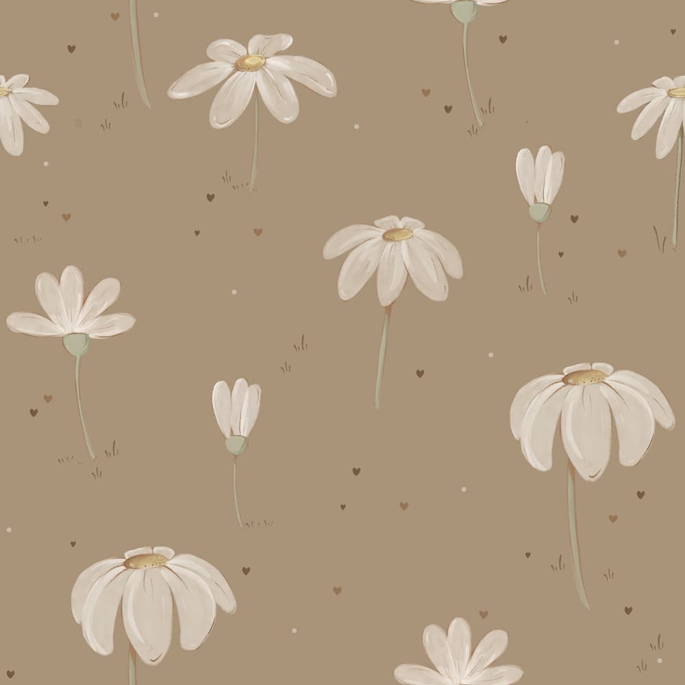 Dekornik Fairytale Beige Meadow Wallpaper