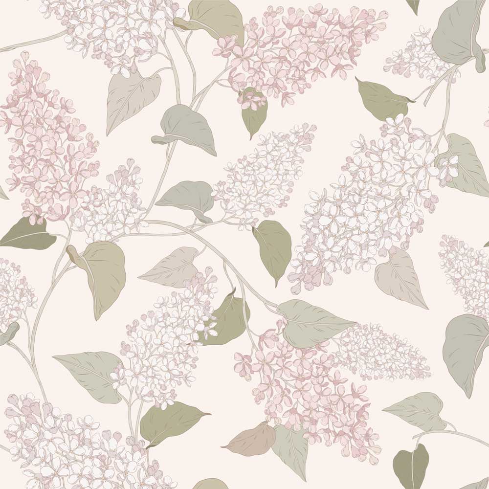 Dekornik Lilac Bush Wallpaper