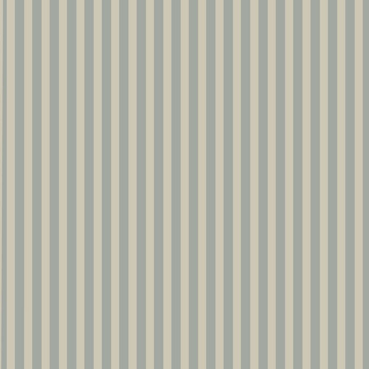 Dekornik Simple Vintage Stripes Beige Blue Wallpaper