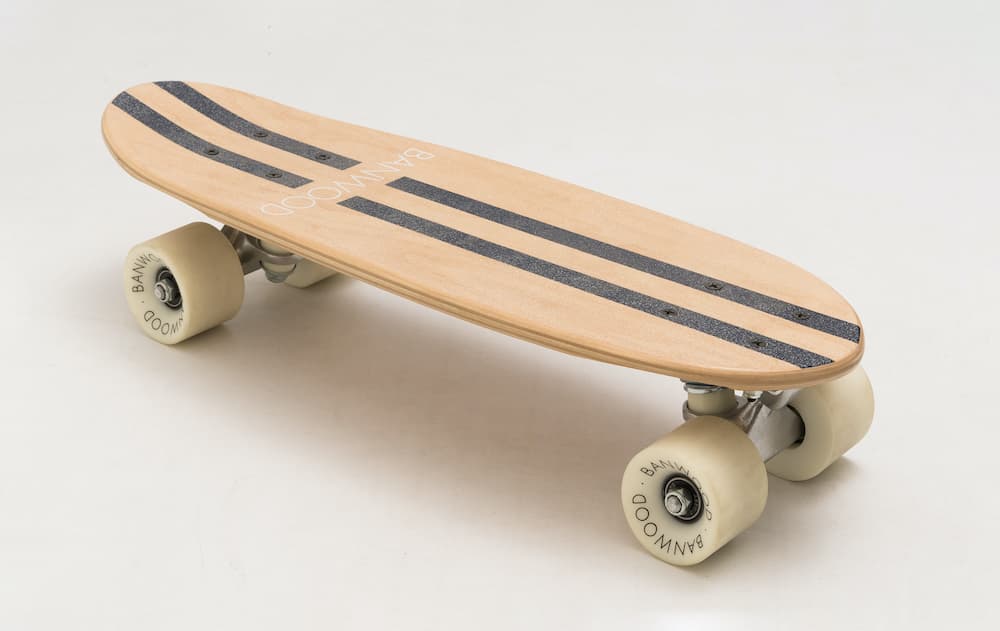 Banwood Skateboard with Navy Stripes