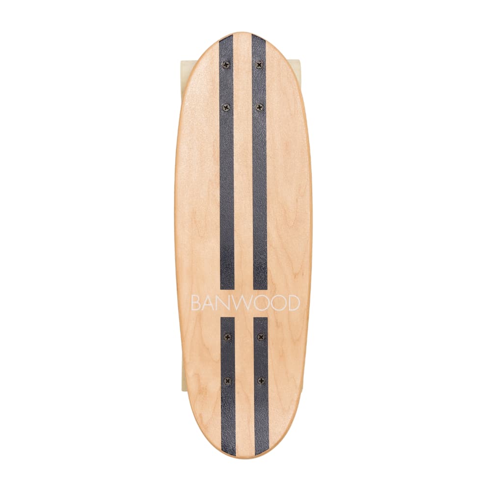 Banwood Skateboard with Navy Stripes
