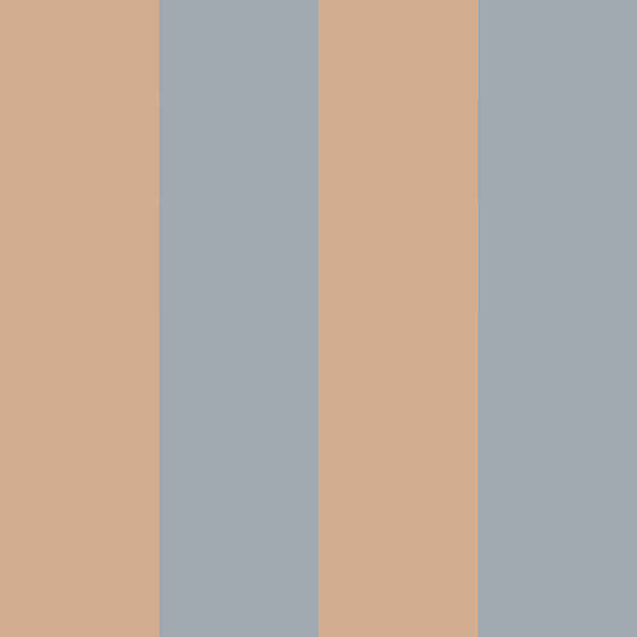 Muted blue and cappuccino stripes