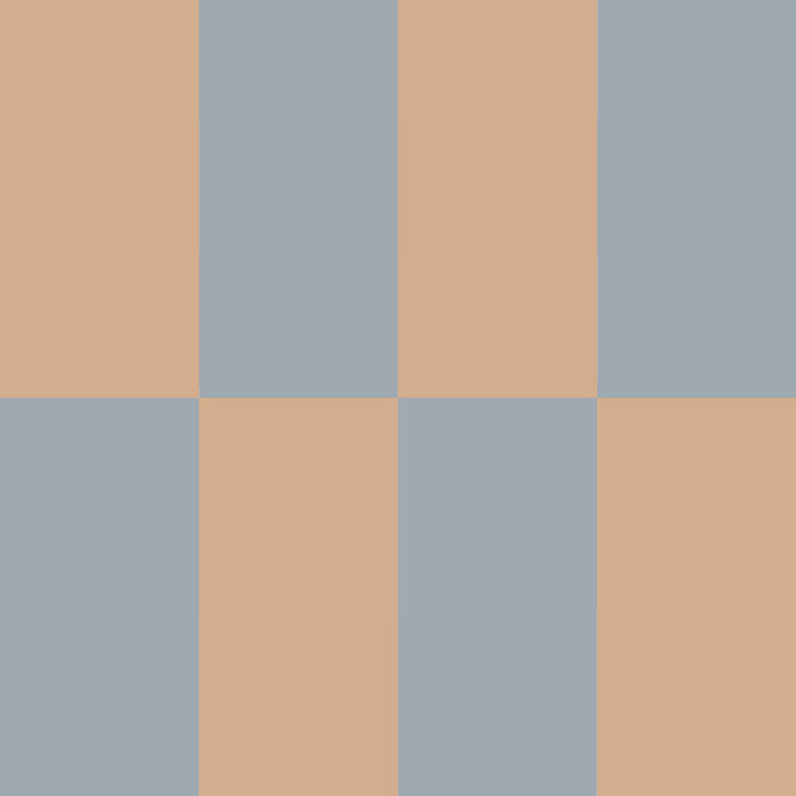 Wallpaper pattern of alternating blue and cappuccino stripes