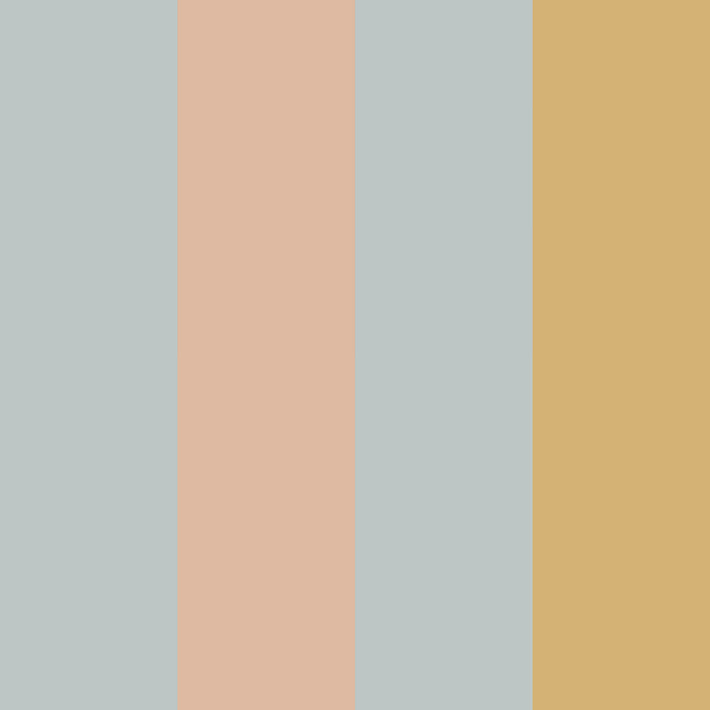 Wallpaper design with pastel shades of blue, salmon pink, and yellow.