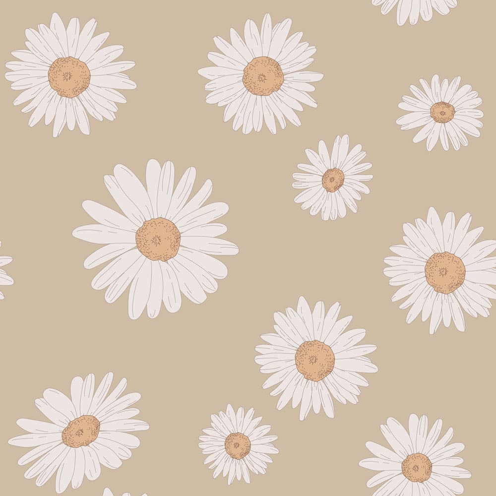 Dekornik Tuscan Daisies Cappucino Wallpaper