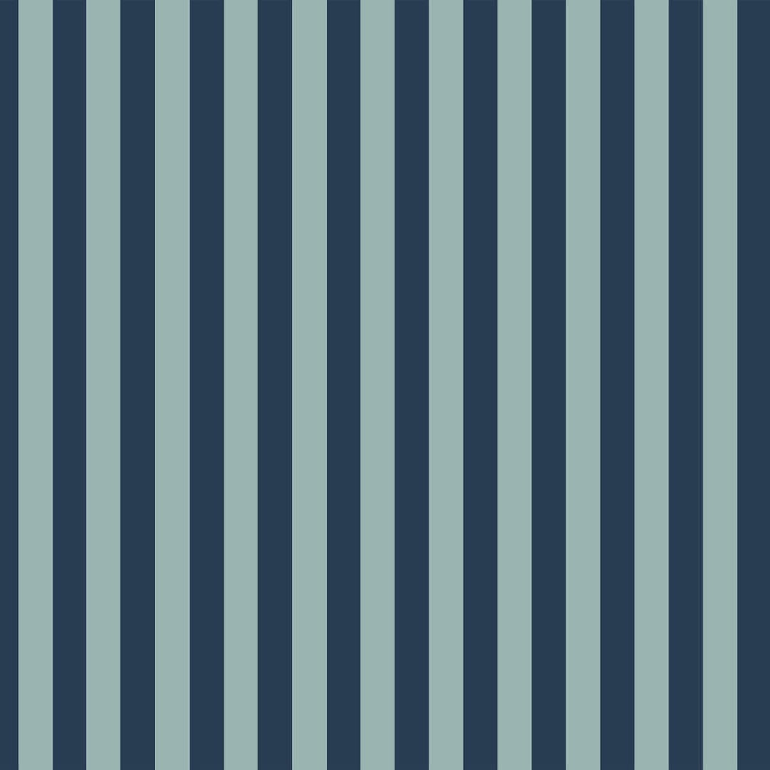 Pattern of vertical blue and navy stripes