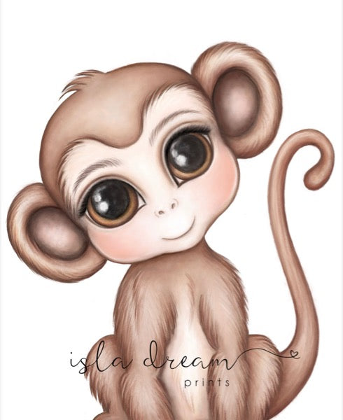 Isla Dream Prints Abu The Monkey Print