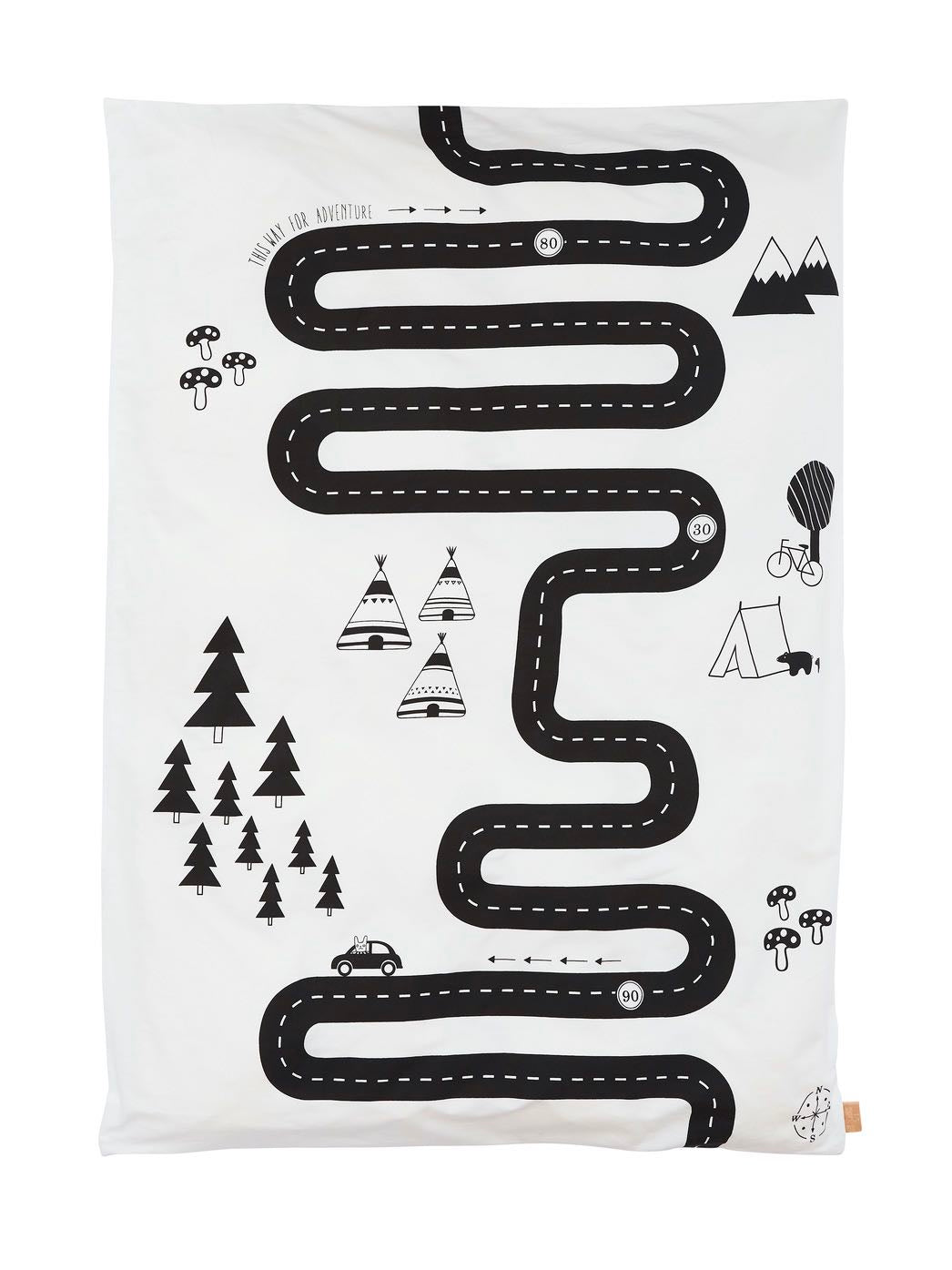 OYOY Adventure Single Bedding Quilt Cover