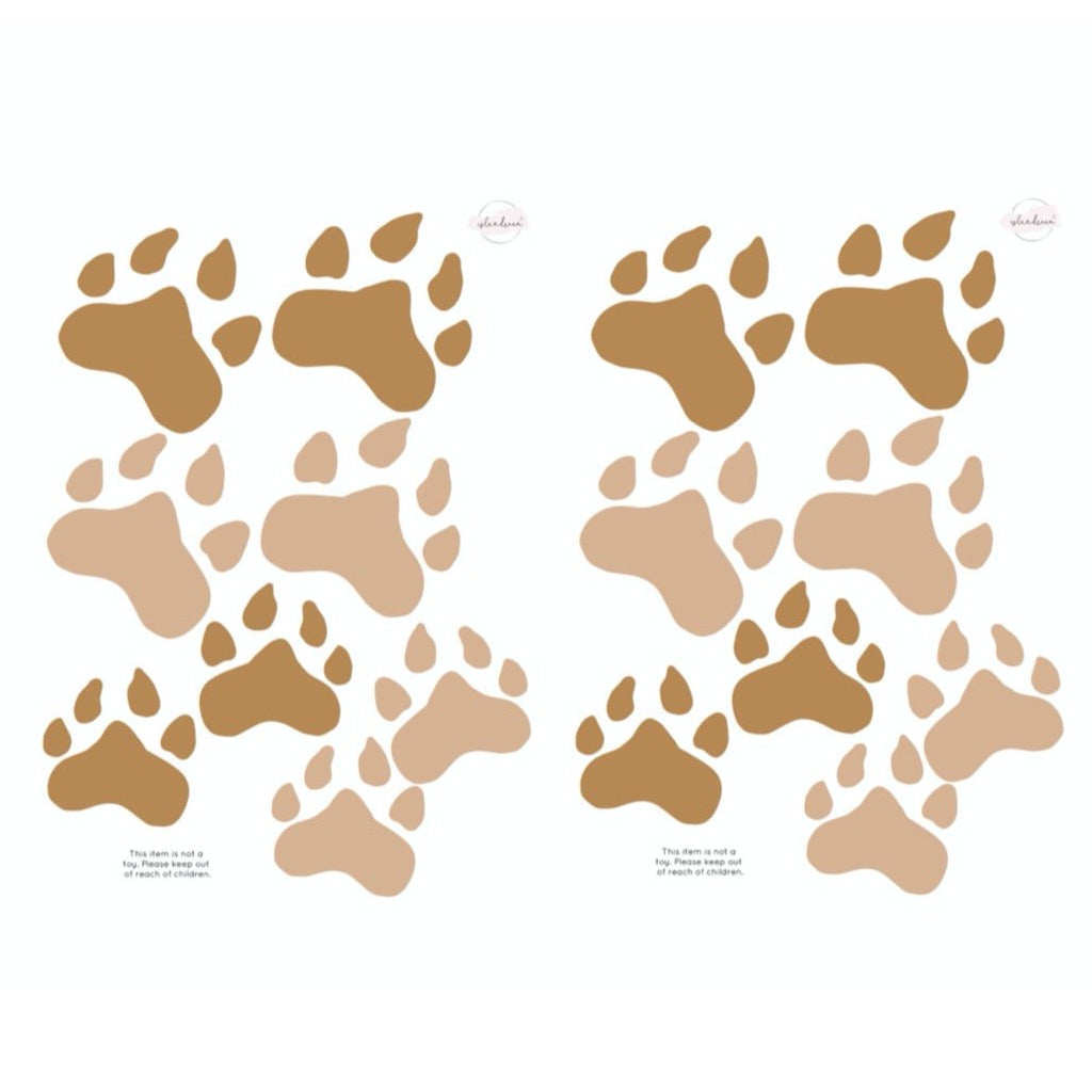 Isla Dream Prints Animal Tracks Fabric Wall Decals