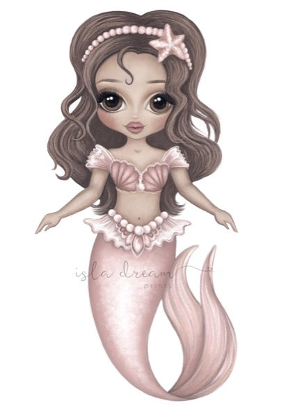 Isla Dream Prints Arista The Mermaid Print