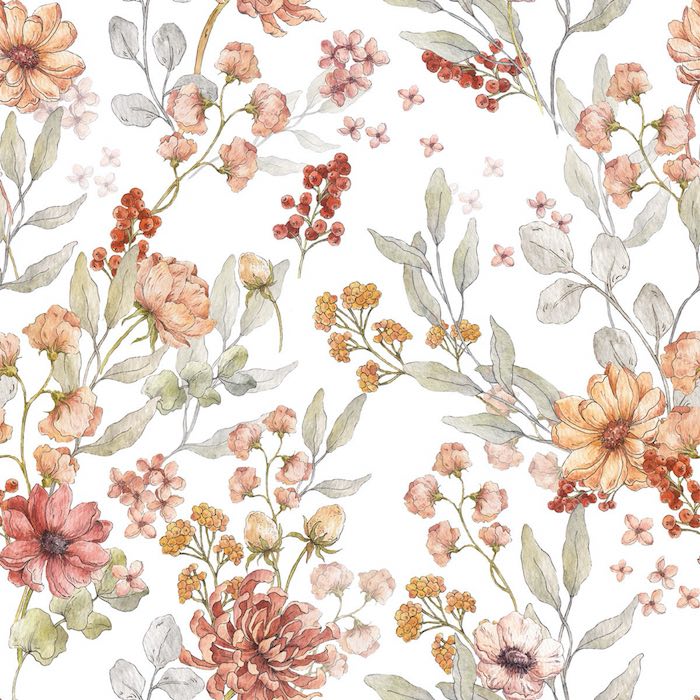 Dekornik Autumn Meadow Wallpaper Sample
