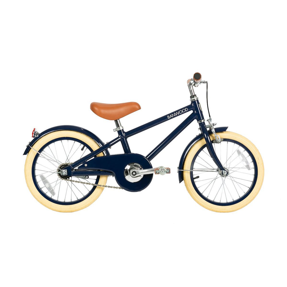 Navy Banwood Classic Bicycle side view