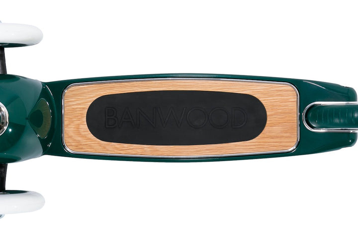 Top view of Banwood Scooter oak deck