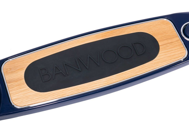 Navy Blue Banwood Scooter oak deck