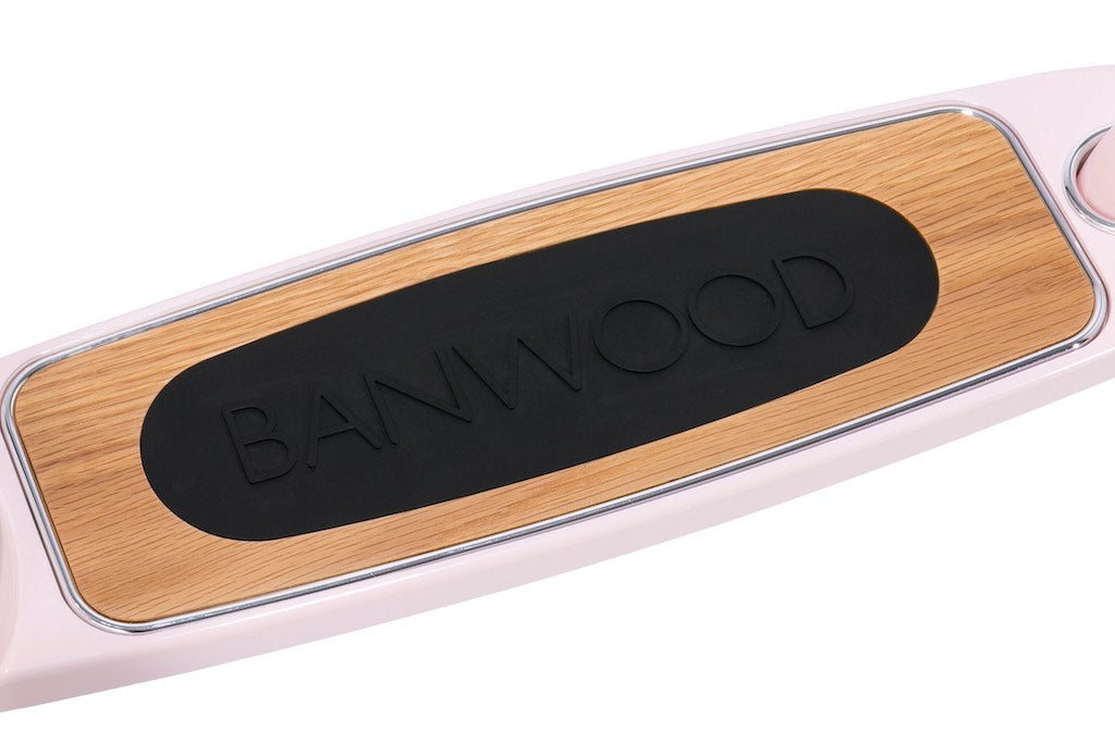 Pink Banwood Scooter oak deck