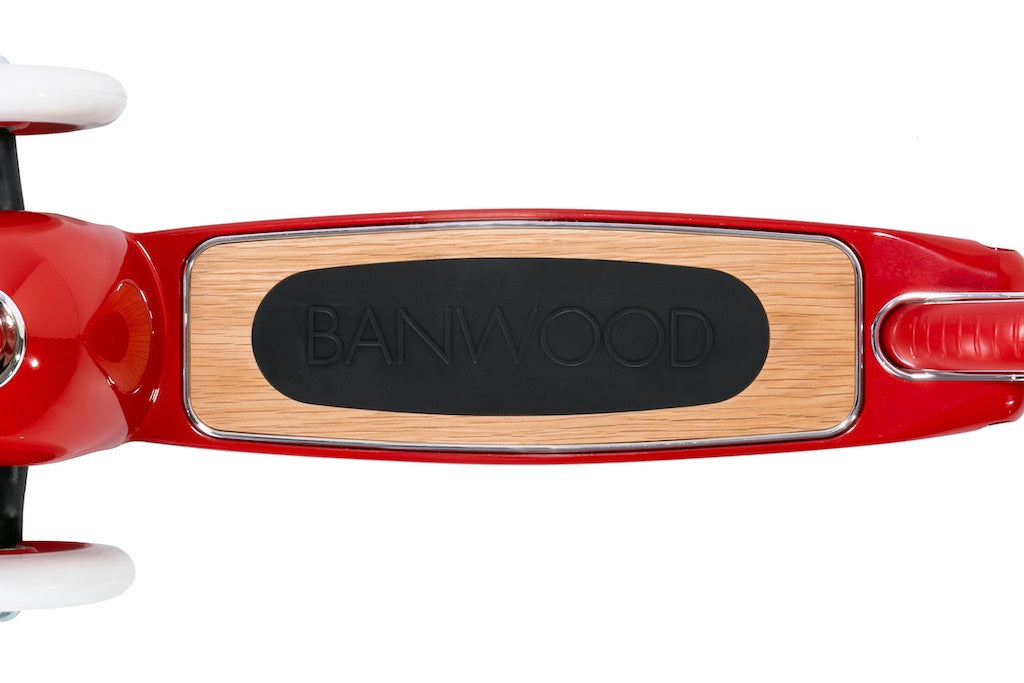 Red Banwood Scooter oak deck