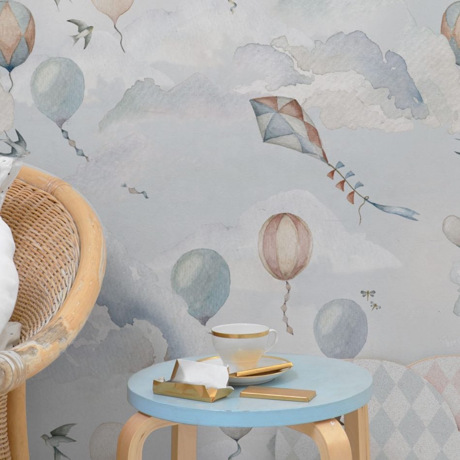 Dekornik Balloons Fairytale Wallpaper