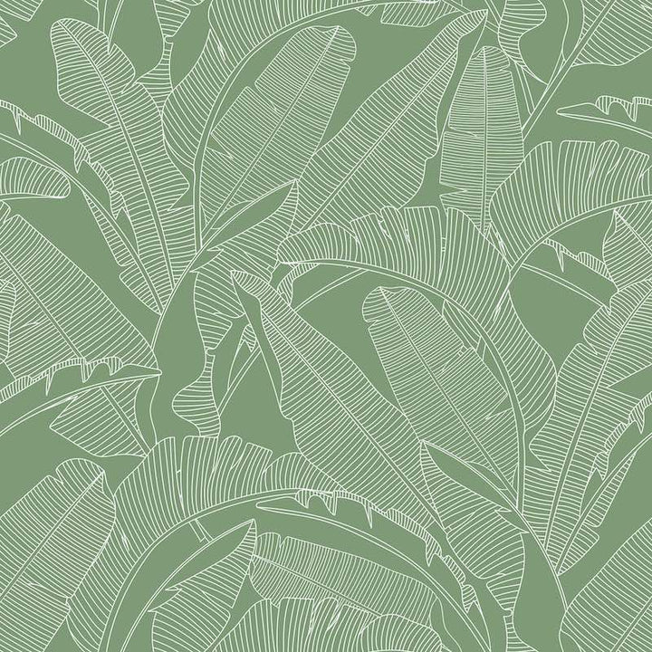 Dekornik CLASSIC Big Palm Leaves Green Wallpaper