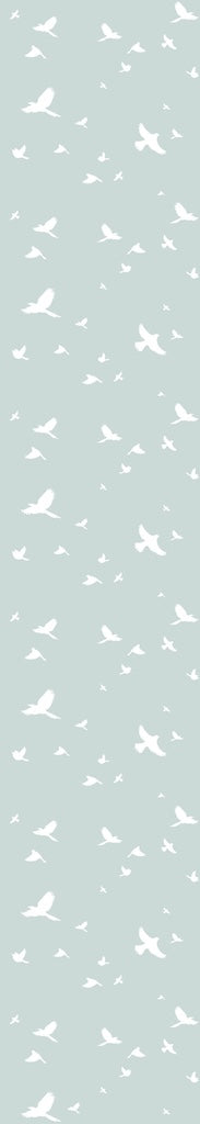 Dekornik SIMPLE Birds Light Blue Wallpaper strip