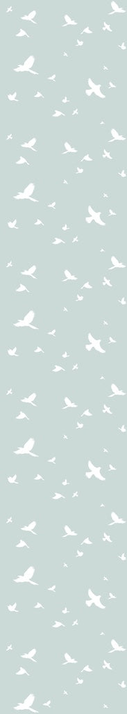 Dekornik SIMPLE Birds Light Blue Wallpaper strip