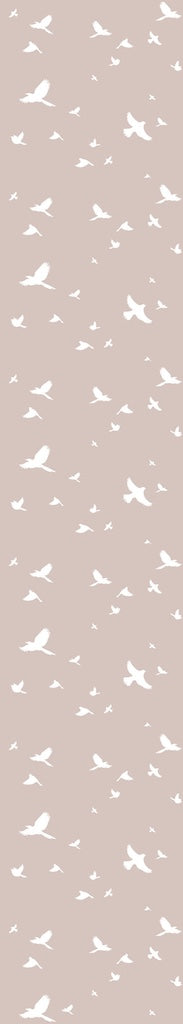 Dekornik SIMPLE Birds Powder Pink Wallpaper strip