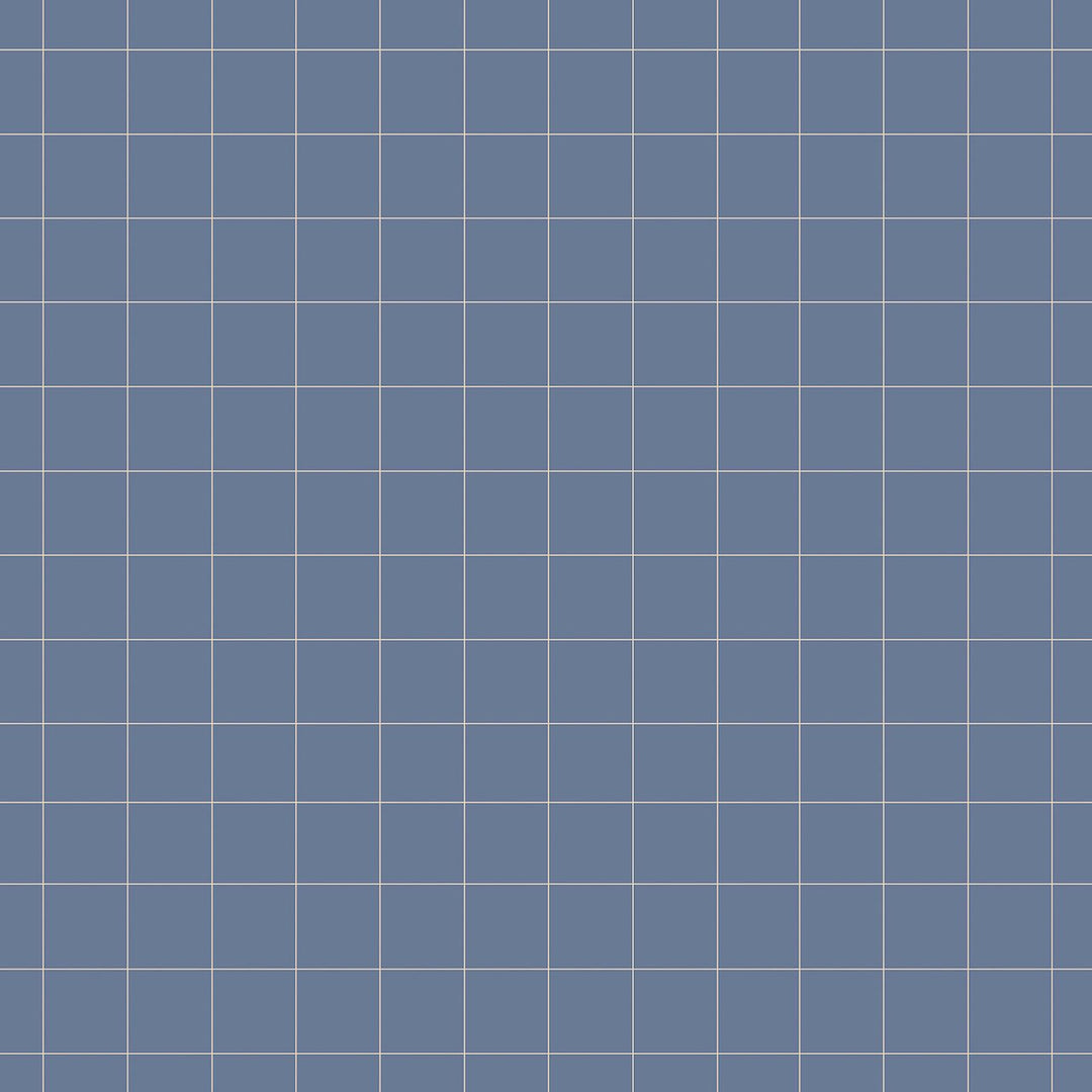 Dekornik SIMPLE Check Pattern Small Dove Blue Wallpaper