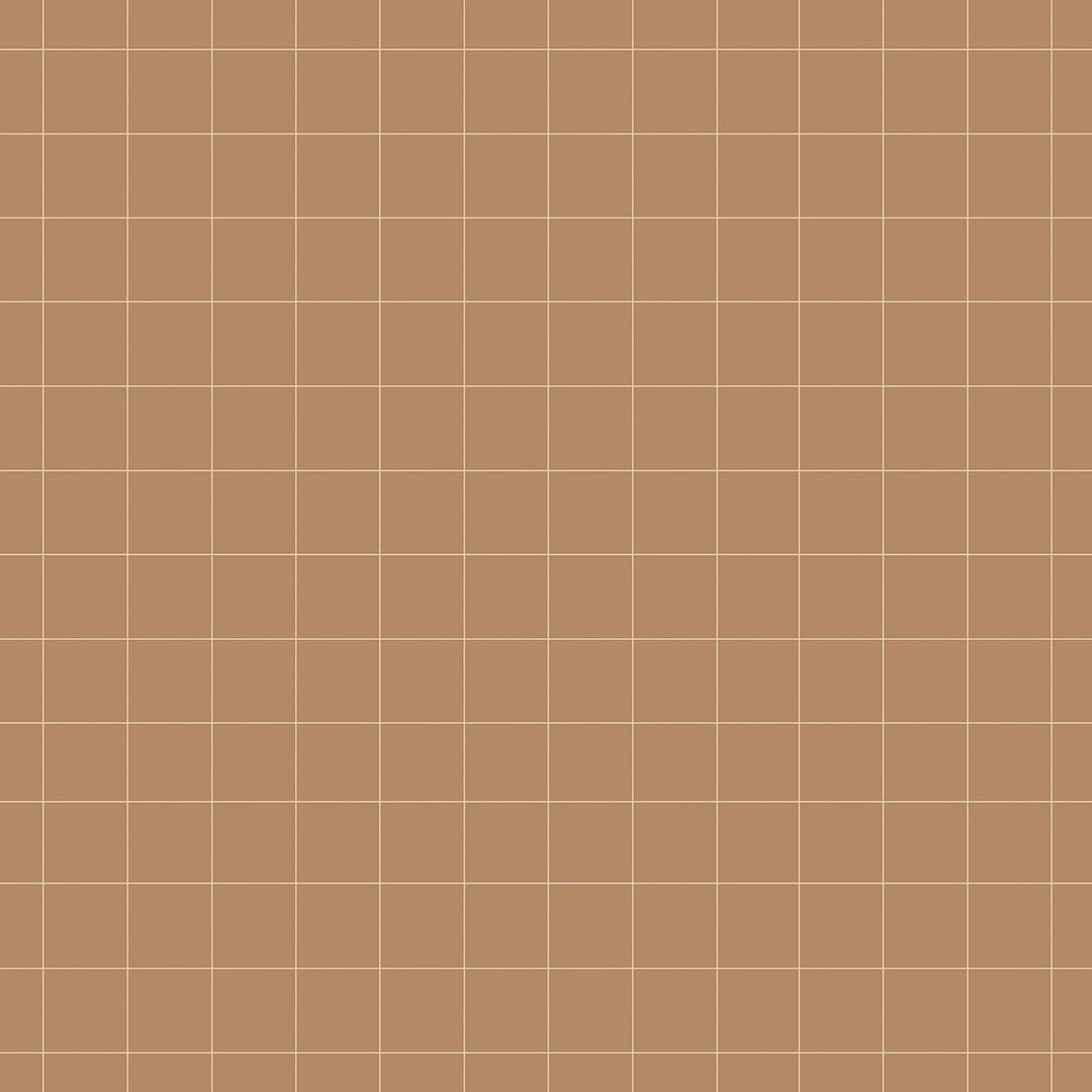 Dekornik SIMPLE Check Pattern Small Cinnamon Wallpaper