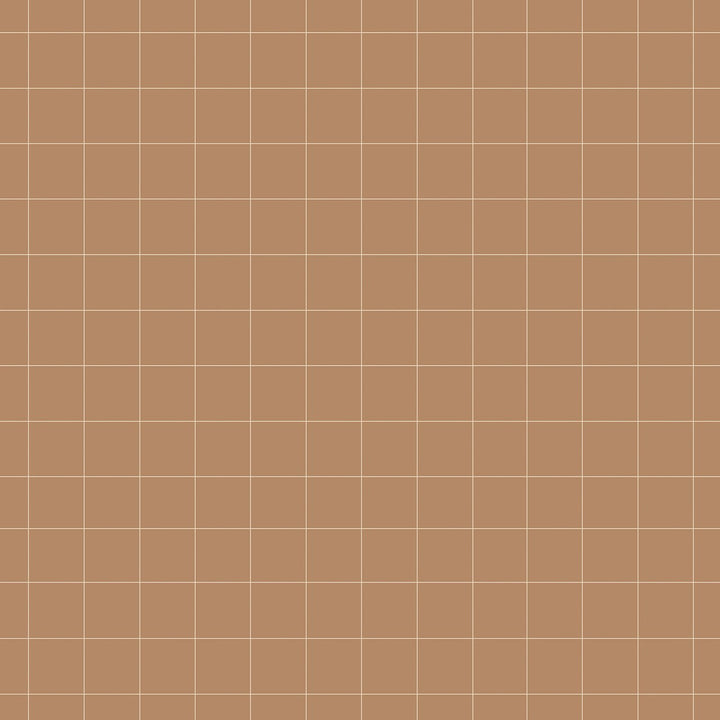 Dekornik SIMPLE Check Pattern Small Cinnamon Wallpaper