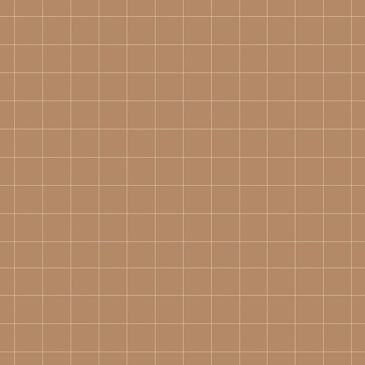 Dekornik SIMPLE Check Pattern Small Cinnamon Wallpaper Sample