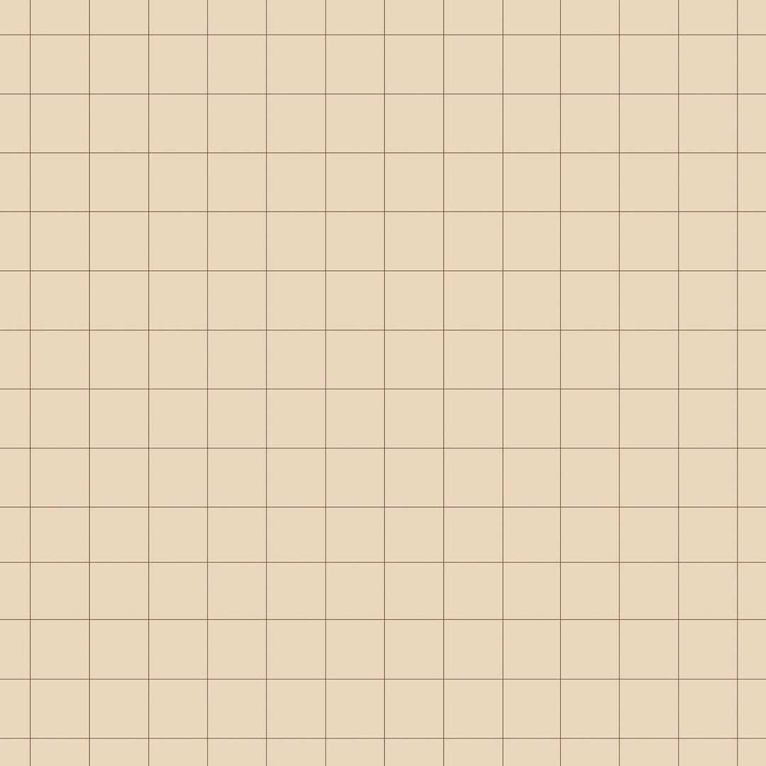 Dekornik SIMPLE Check Pattern Small Ivory Wallpaper