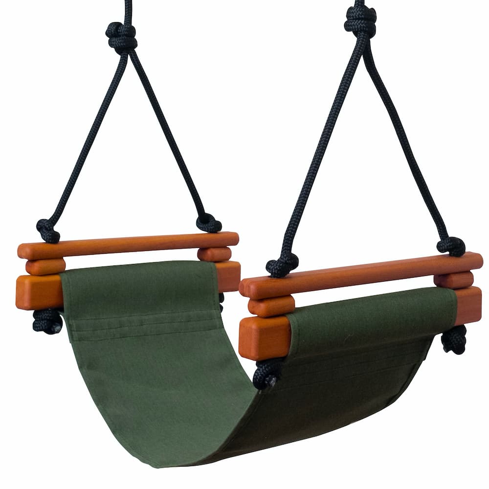 Solvej Swings Child Swing in Moss Green colour