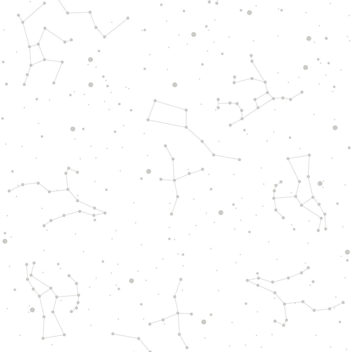 Dekornik SIMPLE Cosmos White & Grey Wallpaper