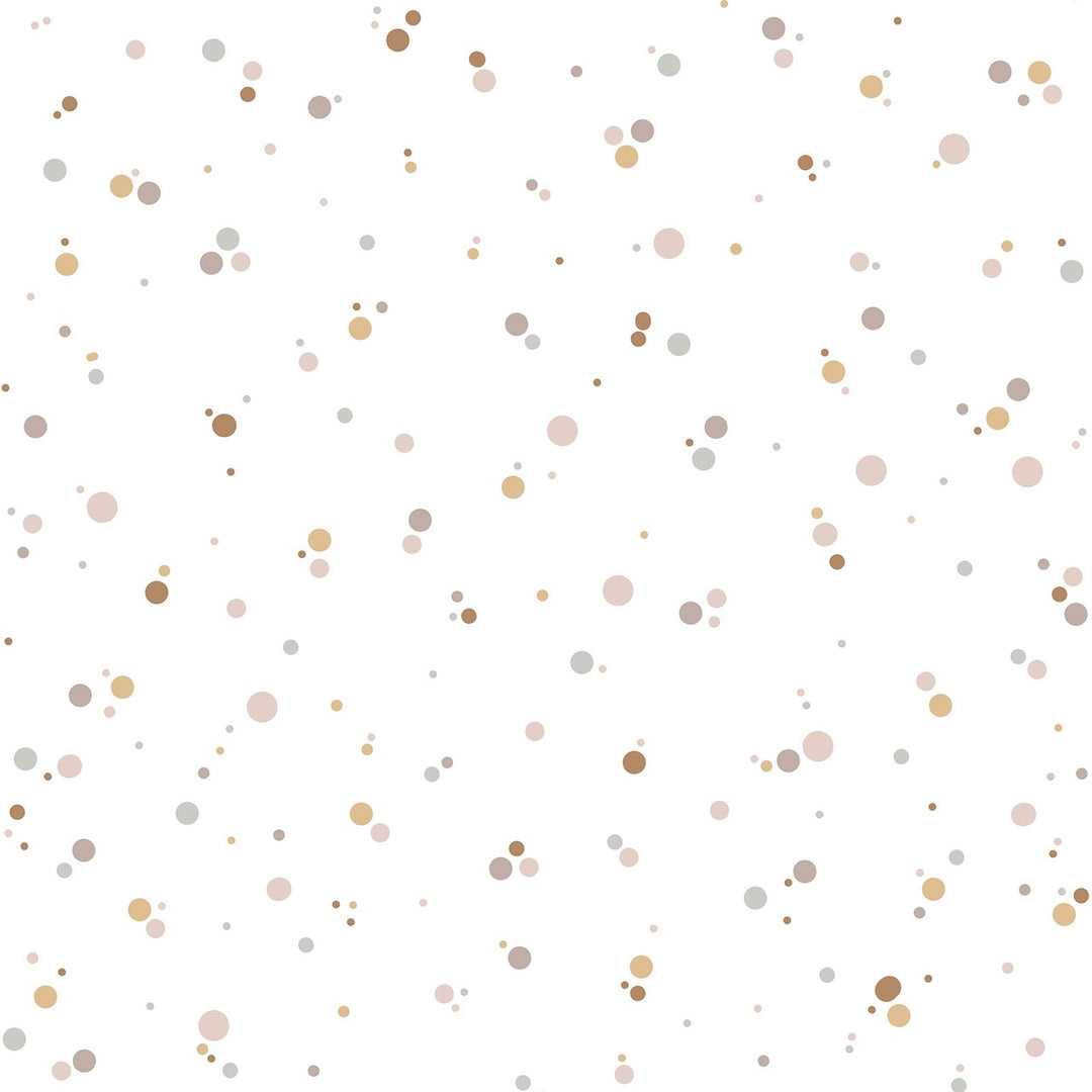 Dekornik SIMPLE Dots Minimini Cinnamon Powder Pink Wallpaper Sample