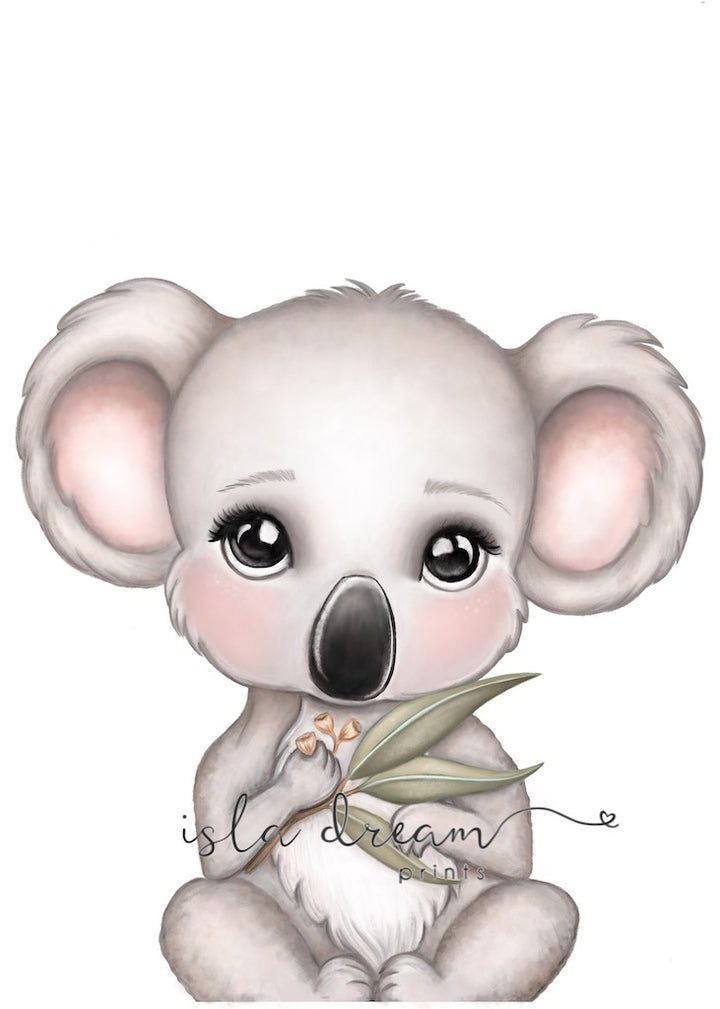 Isla Dream Prints Euca The Koala Print
