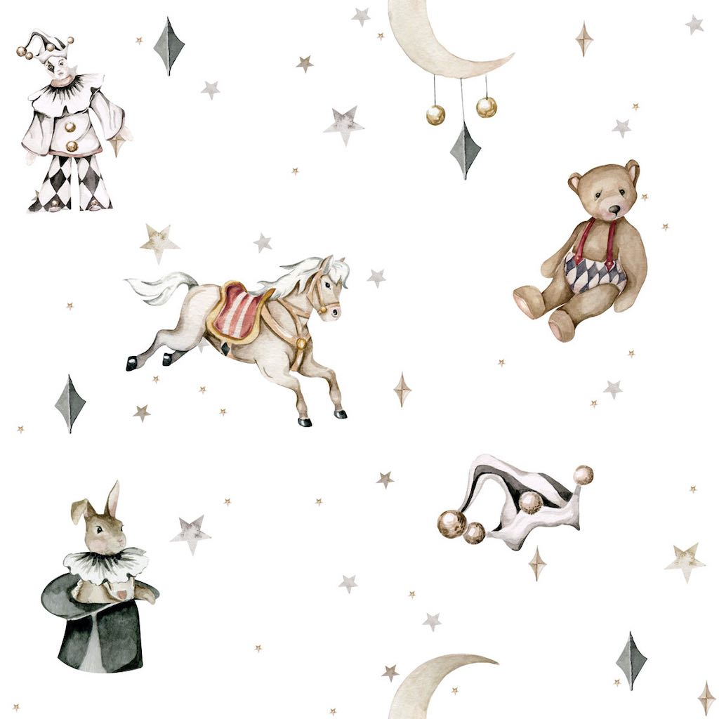 Dekornik French Characters In The Light Sky Wallpaper Sample