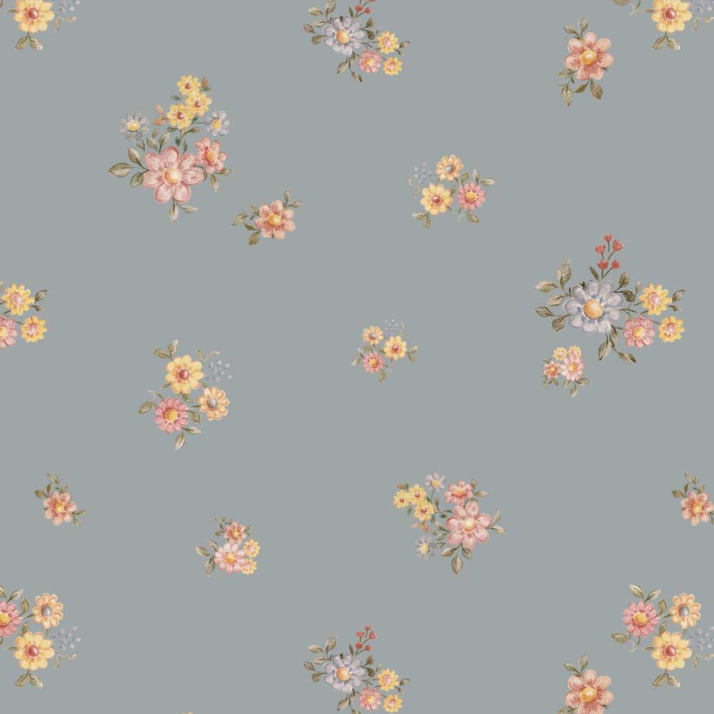 Dekornik Flowers Minimini Dark Wallpaper Sample