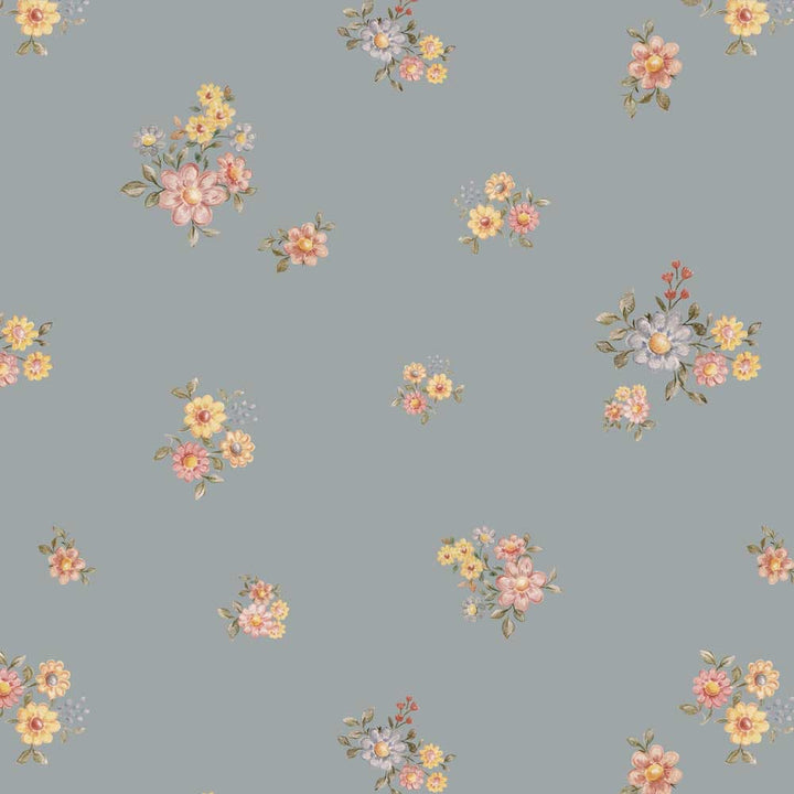 Dekornik Flowers Minimini Dark Wallpaper Sample